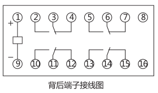 BS-30时间继电器内部接线及外引接线图片